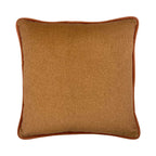 Velour Cushion - Tan & Rust