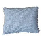 Hand Made Cushion - Blue & Plum Fringed Goddess