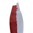 Hand Made Cushion - Blue & Plum Fringed Goddess