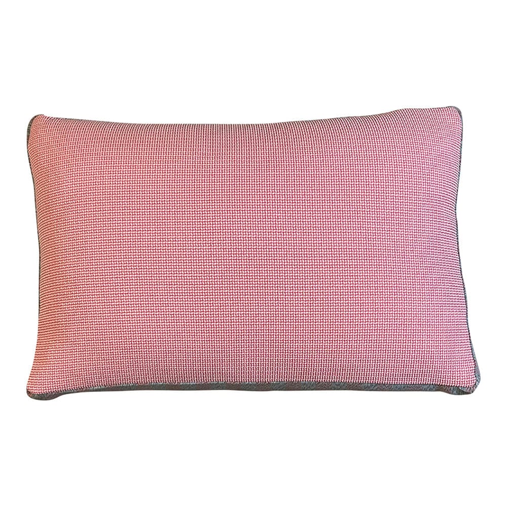 Hand Made Cushion - Green & Red Milange