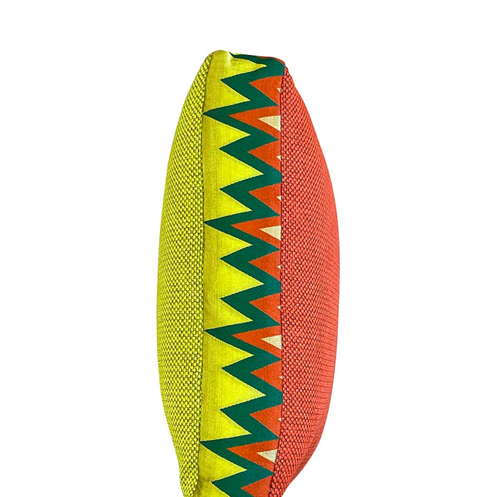 Hand Made Cushion - Citrus Aztek