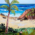 Edge Of A Dreamy Shore - Original Art-Original Art-Angela Hawkey-Greenhouse Interiors Pty Ltd