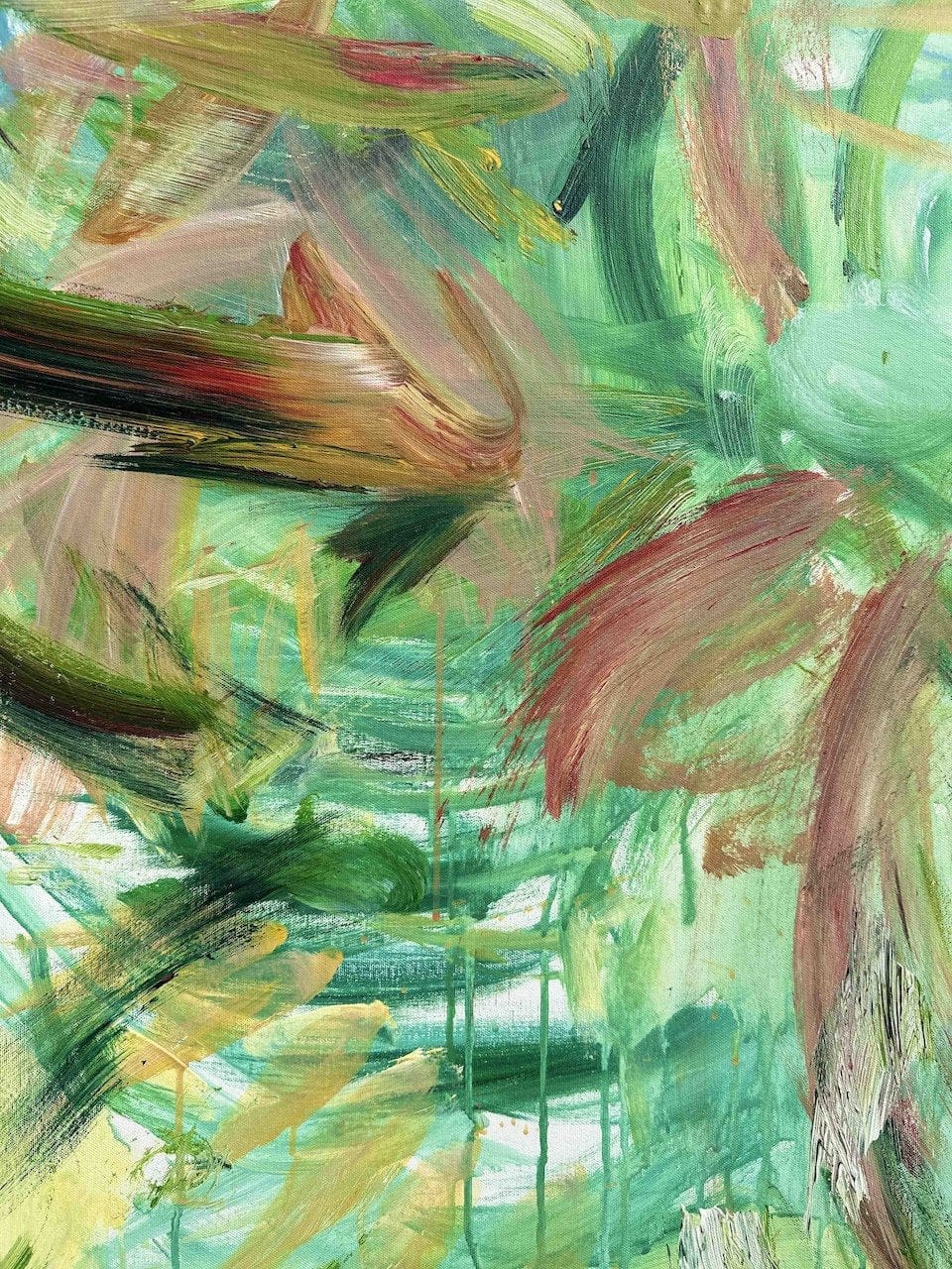Evergreen Tropicals - Original Artwork-Original Art-Maddy Appleby-Greenhouse Interiors Pty Ltd