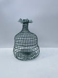 Woven Vase In Sage-Decorative Art-Elishia Jackson-Greenhouse Interiors Pty Ltd