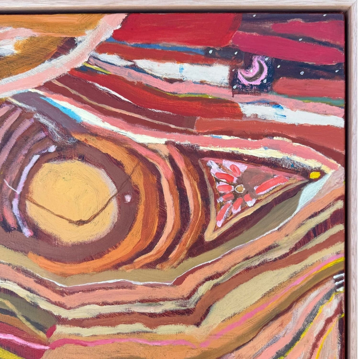 Eagle And Ochre   - Original Artwork-Original Art-Greta Hounslow-Greenhouse Interiors