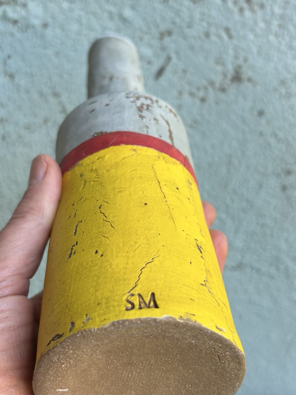 Flotsam Bottle Sunshine Grey-Ceramics-Sarah Murray-Greenhouse Interiors