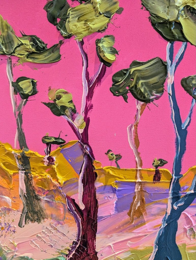 Trees In The Plum - Original Art