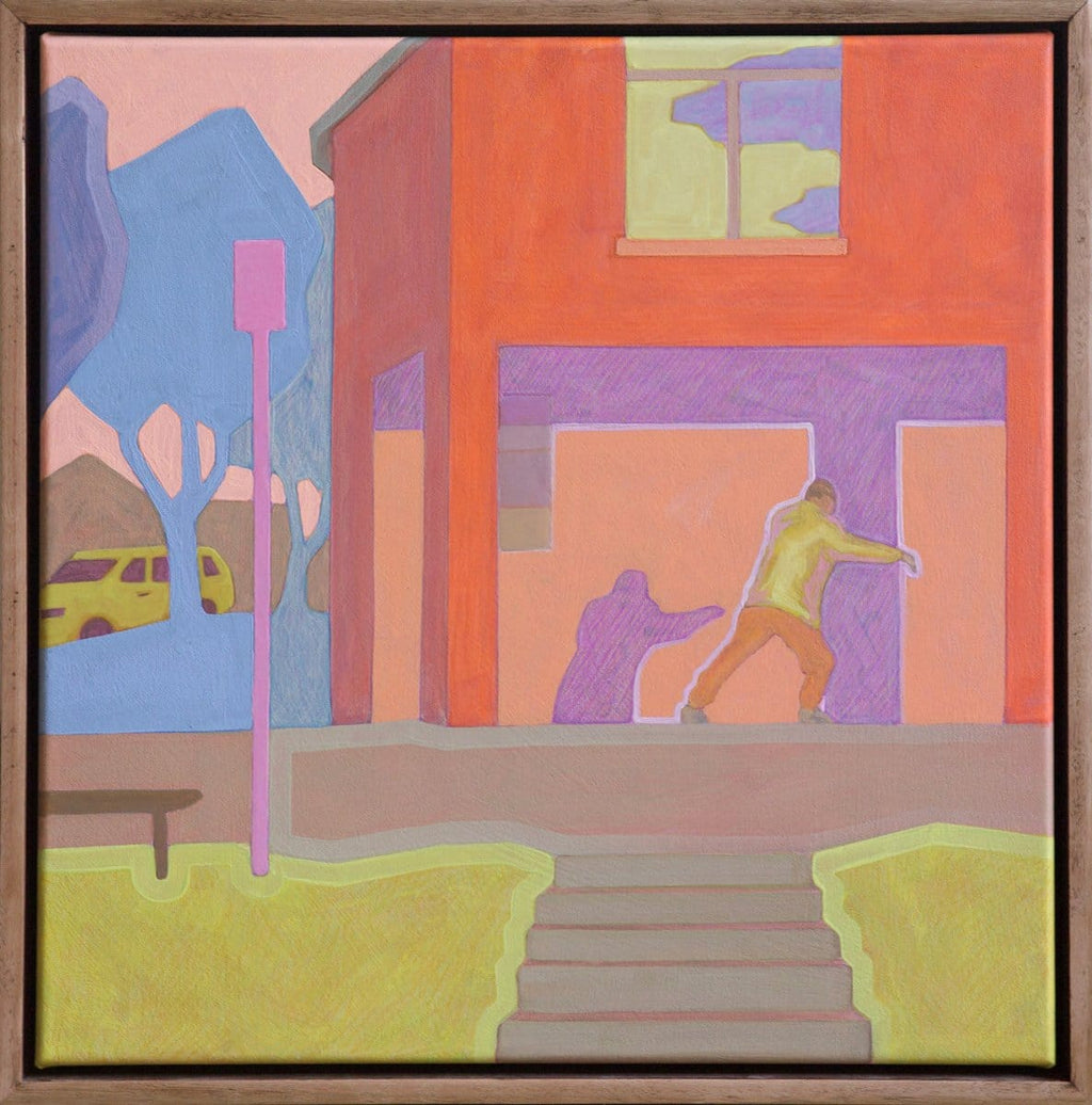 Tai Chi At The Football Oval - Original Art