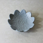 Scalloped Trinket Dish - Slate Blue