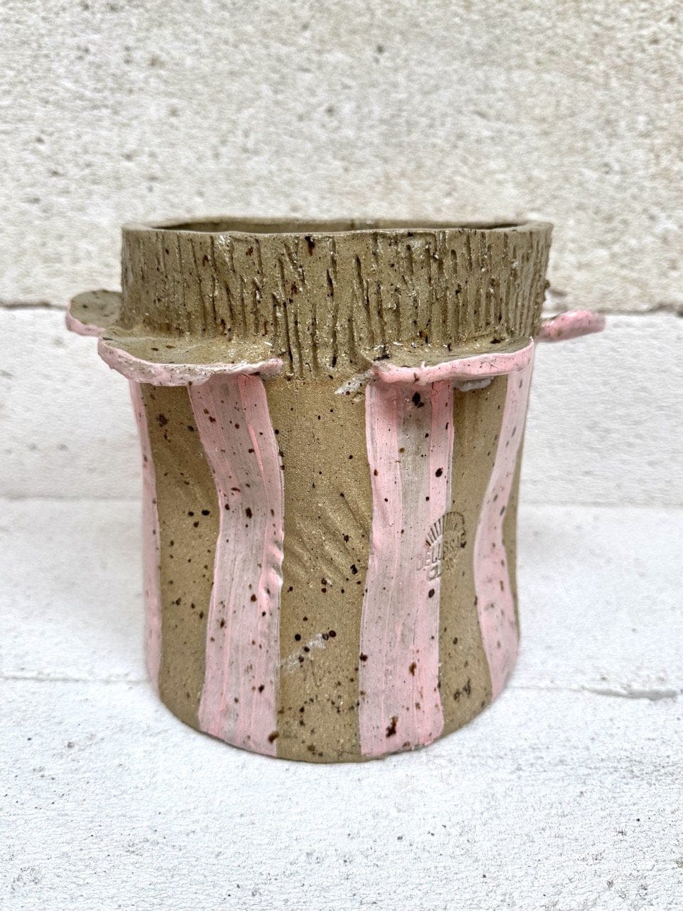 Ice / Flower Bucket - 'Brown Blush'
