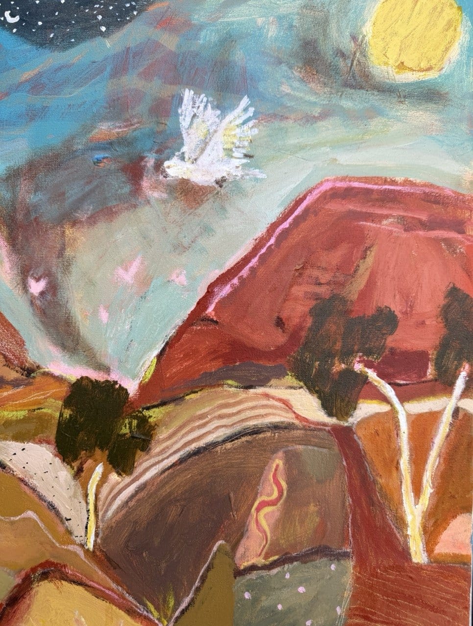 Between Day And Night - Original Artwork-Original Art-Greta Hounslow-Greenhouse Interiors Pty Ltd