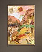 Campfire Country - Original Artwork-Original Art-Greta Hounslow-Greenhouse Interiors Pty Ltd