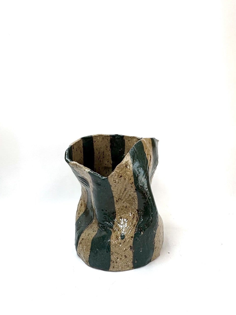 Mid Crush Vase 'Oriental Mud'
