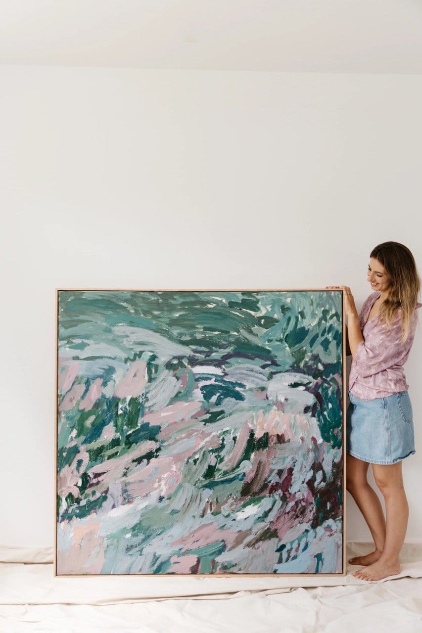 Fields Of Blush - Original Art-Original Art-Adele Bevacqua-Greenhouse Interiors Pty Ltd