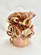 Pink Blossom - Sculptural Vase-Ceramics-Lauren Barton-Greenhouse Interiors Pty Ltd