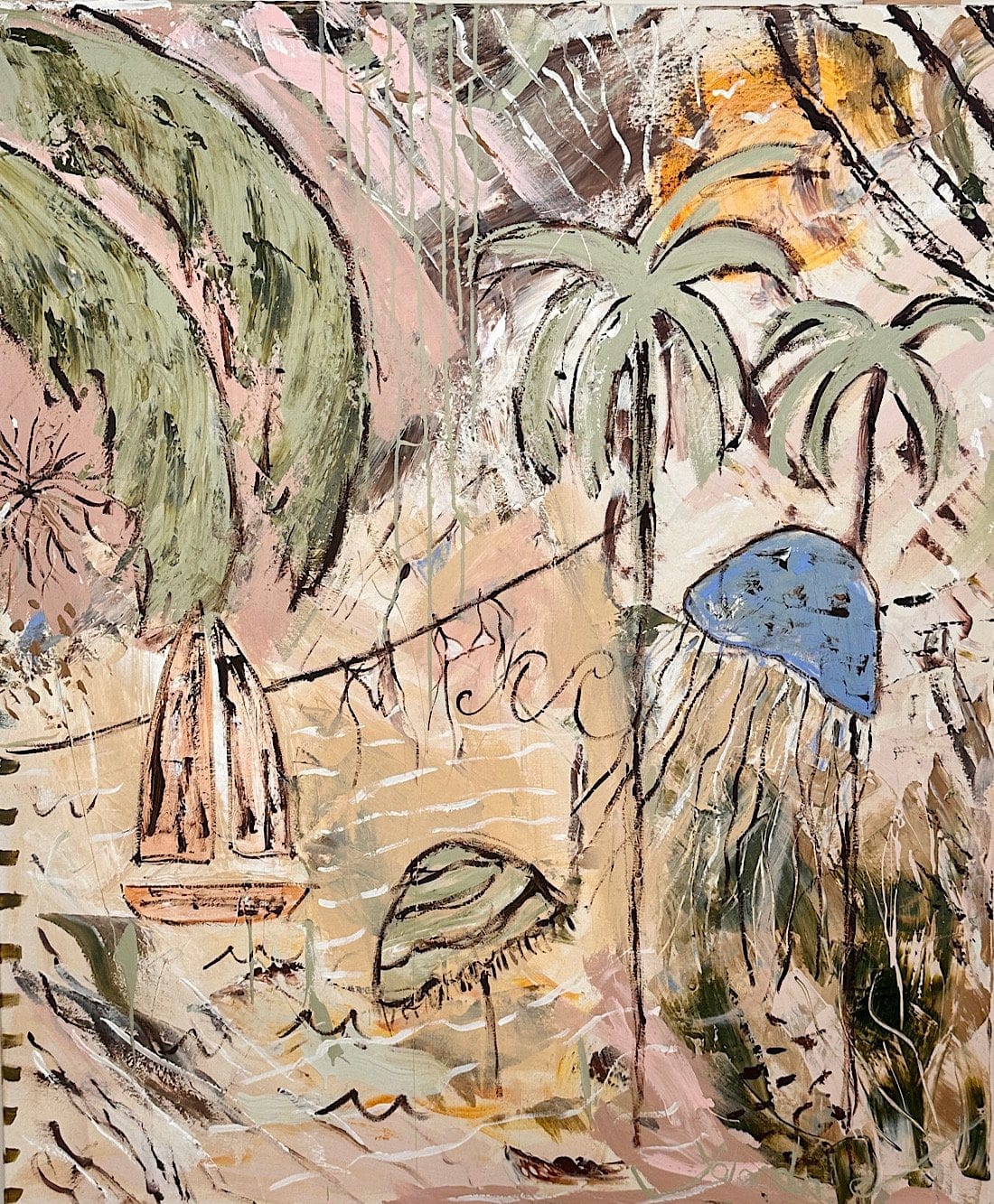 Seaweed Had Lines Too - Original Art