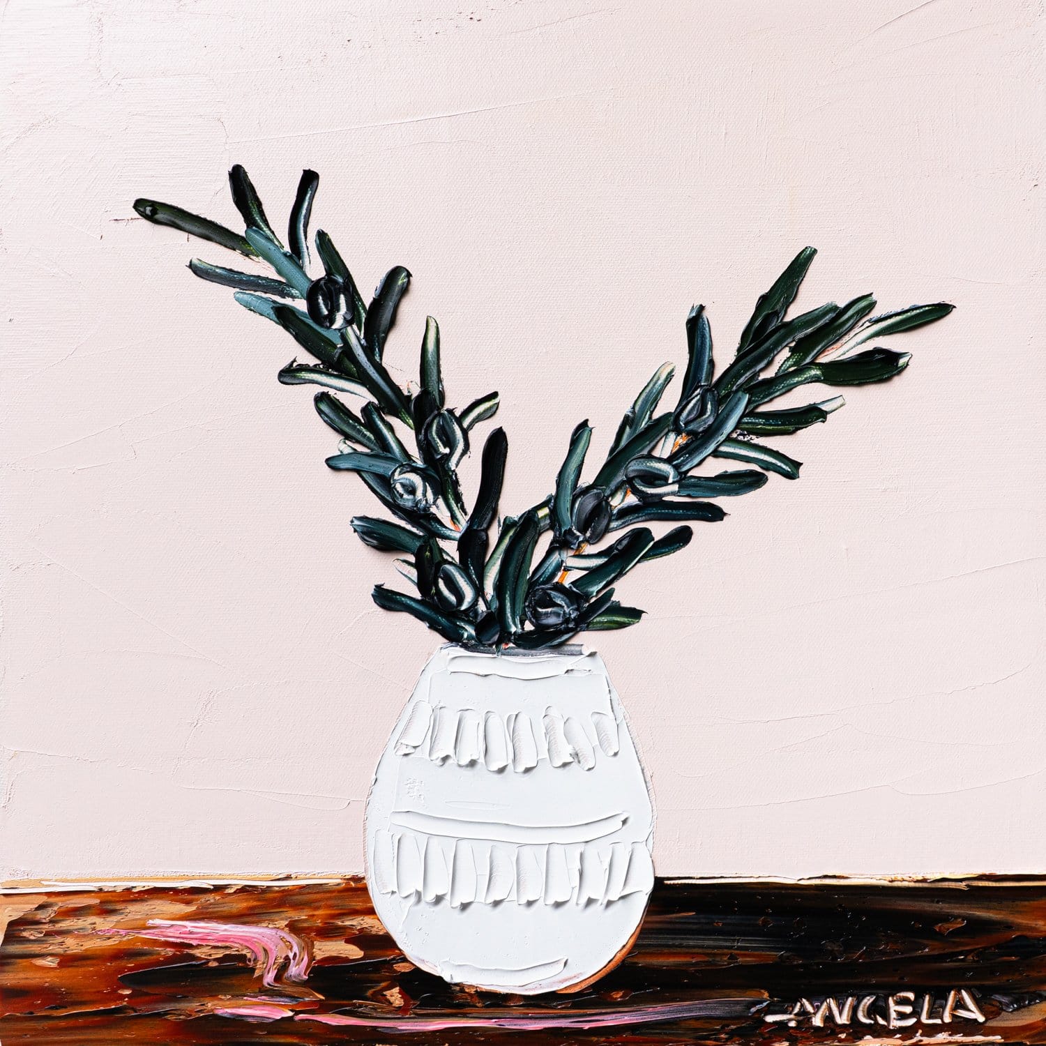 The Olive Vase - Original Art
