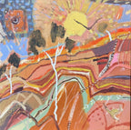 Ancient Layers  - Original Artwork-Original Art-Greta Hounslow-Greenhouse Interiors