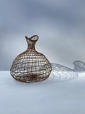 Woven Vase In Natural Brown-Decorative Art-Elishia Jackson-Greenhouse Interiors Pty Ltd