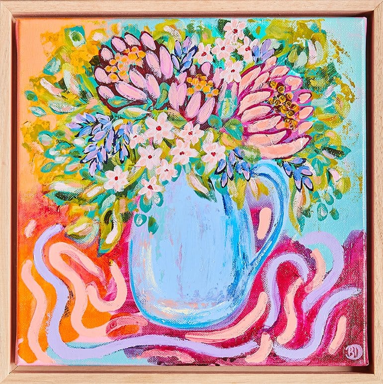 Flowers And A Party - Original Art