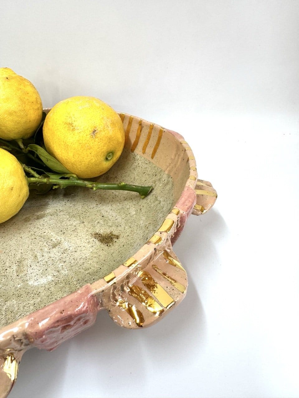 Deluxe Salad Bowl - 'Blush Pink Gold'