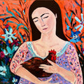 Emily - Original Art-Original Art-Angela Hawkey-Greenhouse Interiors Pty Ltd