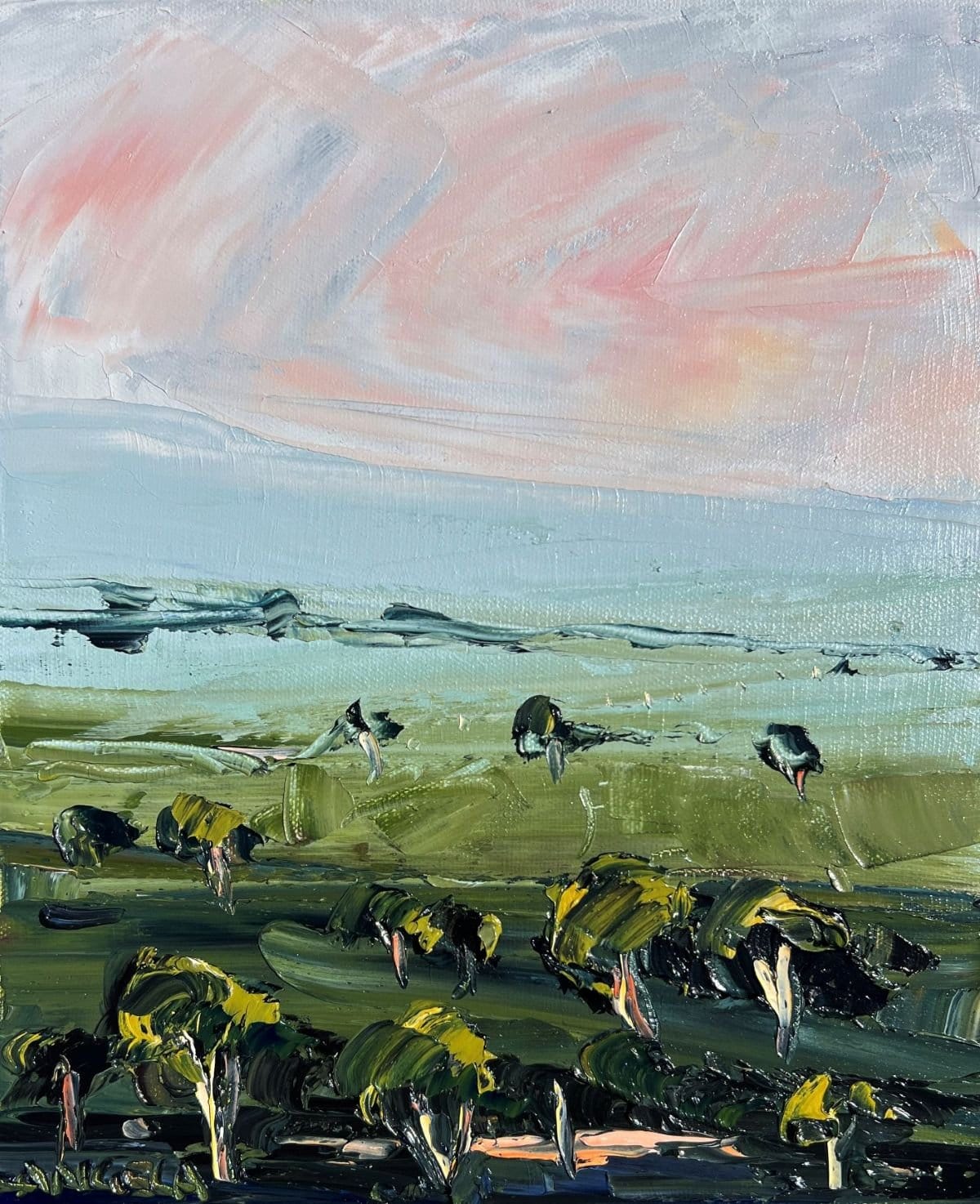 Layers of Green - Original Art