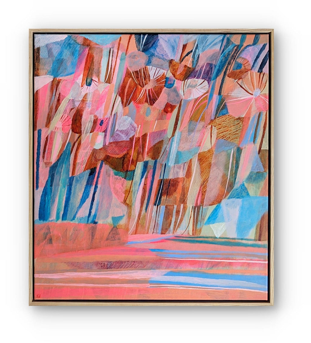 Peony - Original Art-Original Art-Sarah Hill-Greenhouse Interiors Pty Ltd