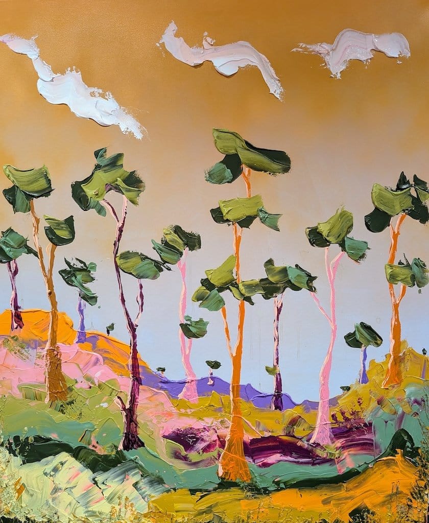 Sunset Trees - Original Art