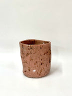 Short Crush Vase 'Pink Mud'