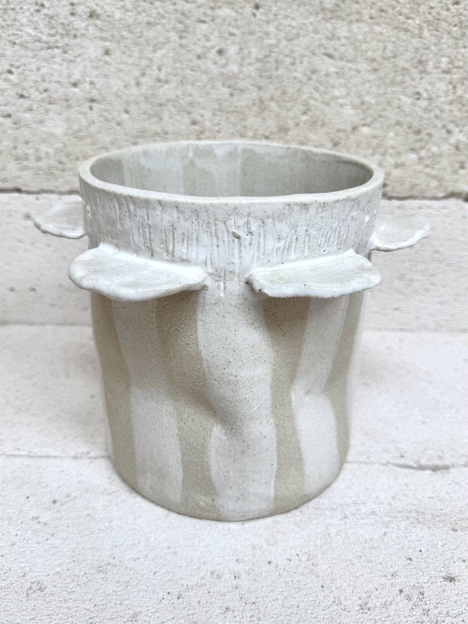 Ice / Flower Bucket - 'Stone White'