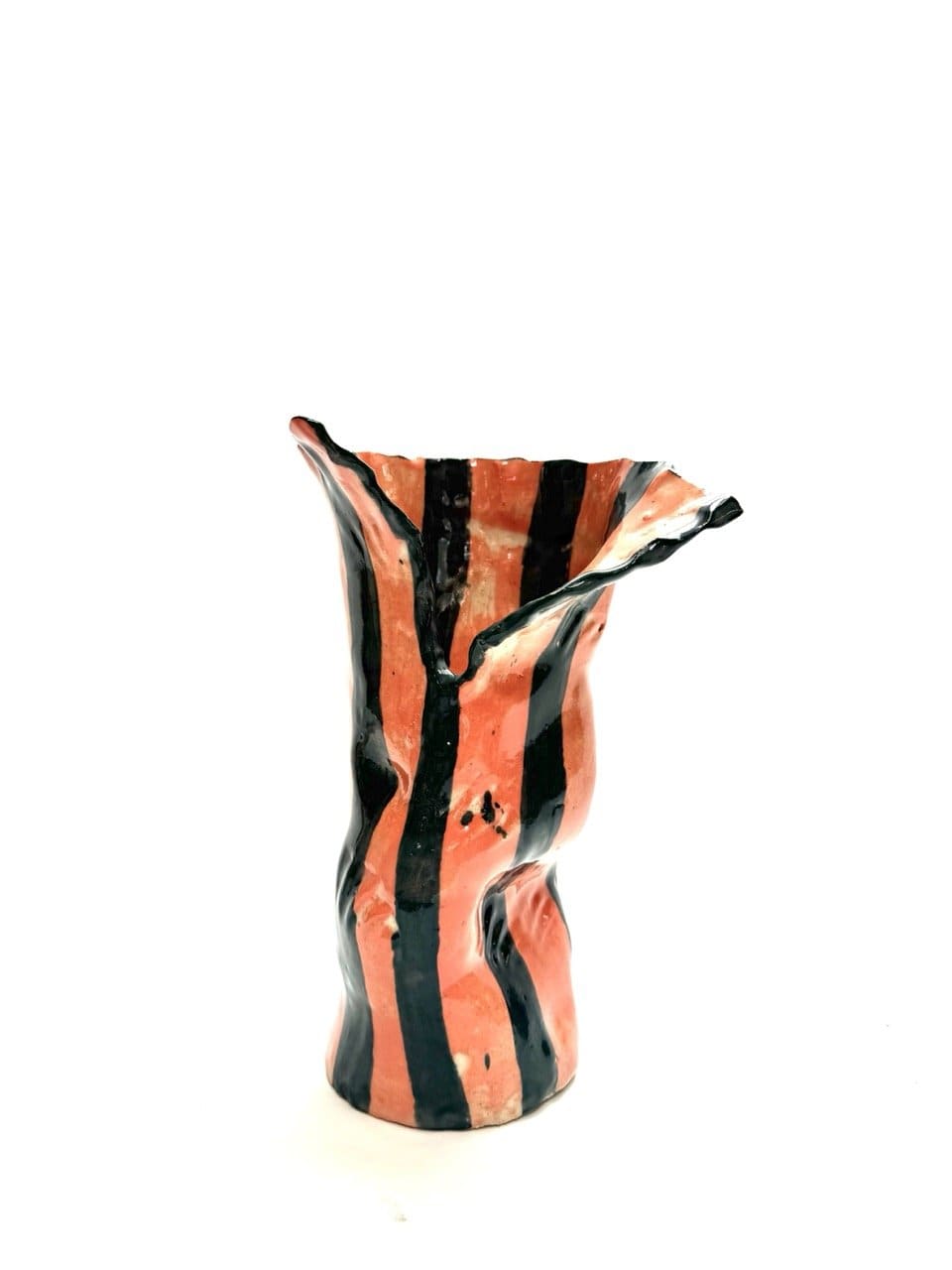 Skinny Crush Vase 'Peach + Forest'