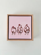 Pecking Order - Original Art-Original Art-Alli Geers-Greenhouse Interiors Pty Ltd