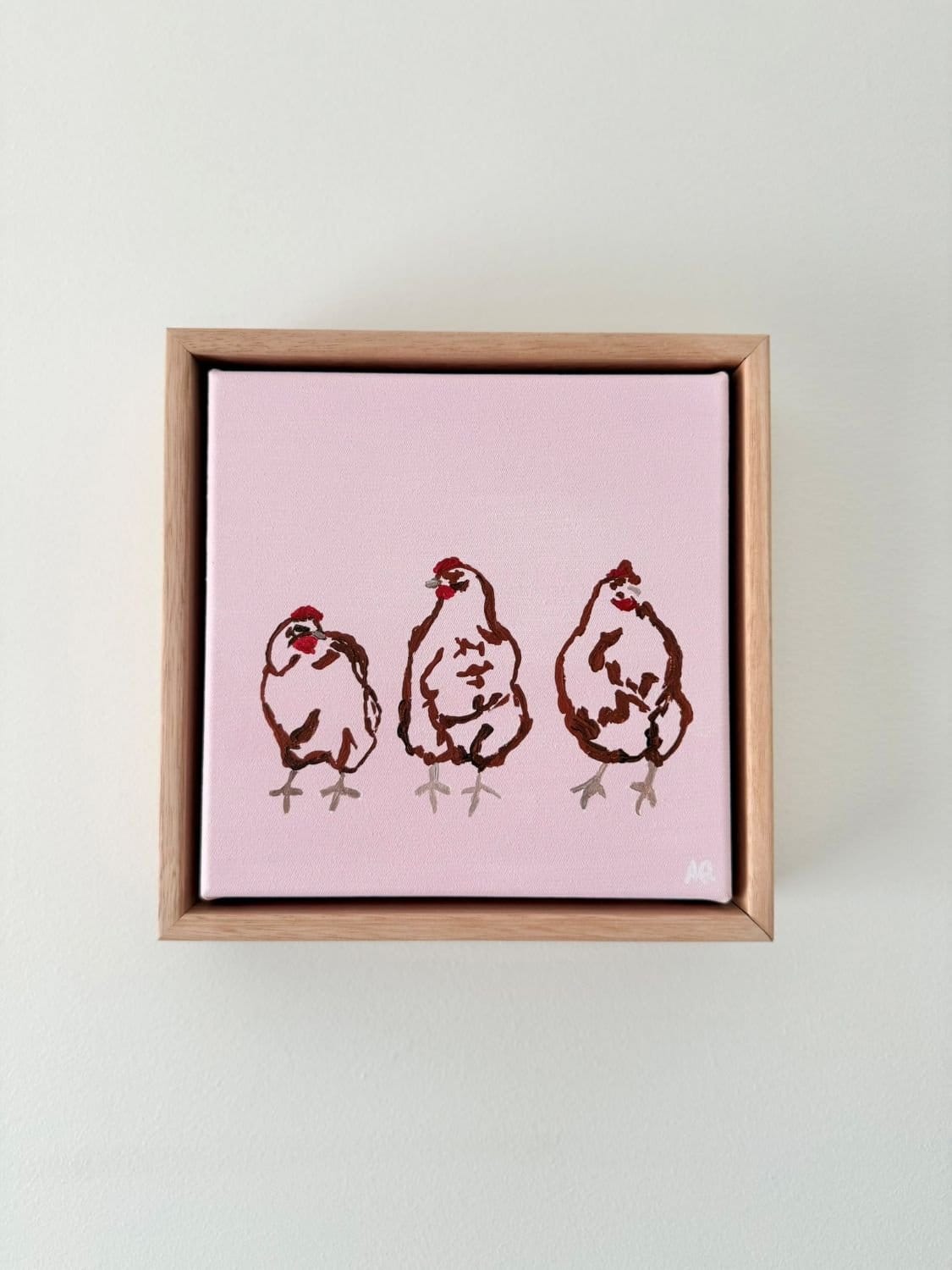 Pecking Order - Original Art-Original Art-Alli Geers-Greenhouse Interiors Pty Ltd