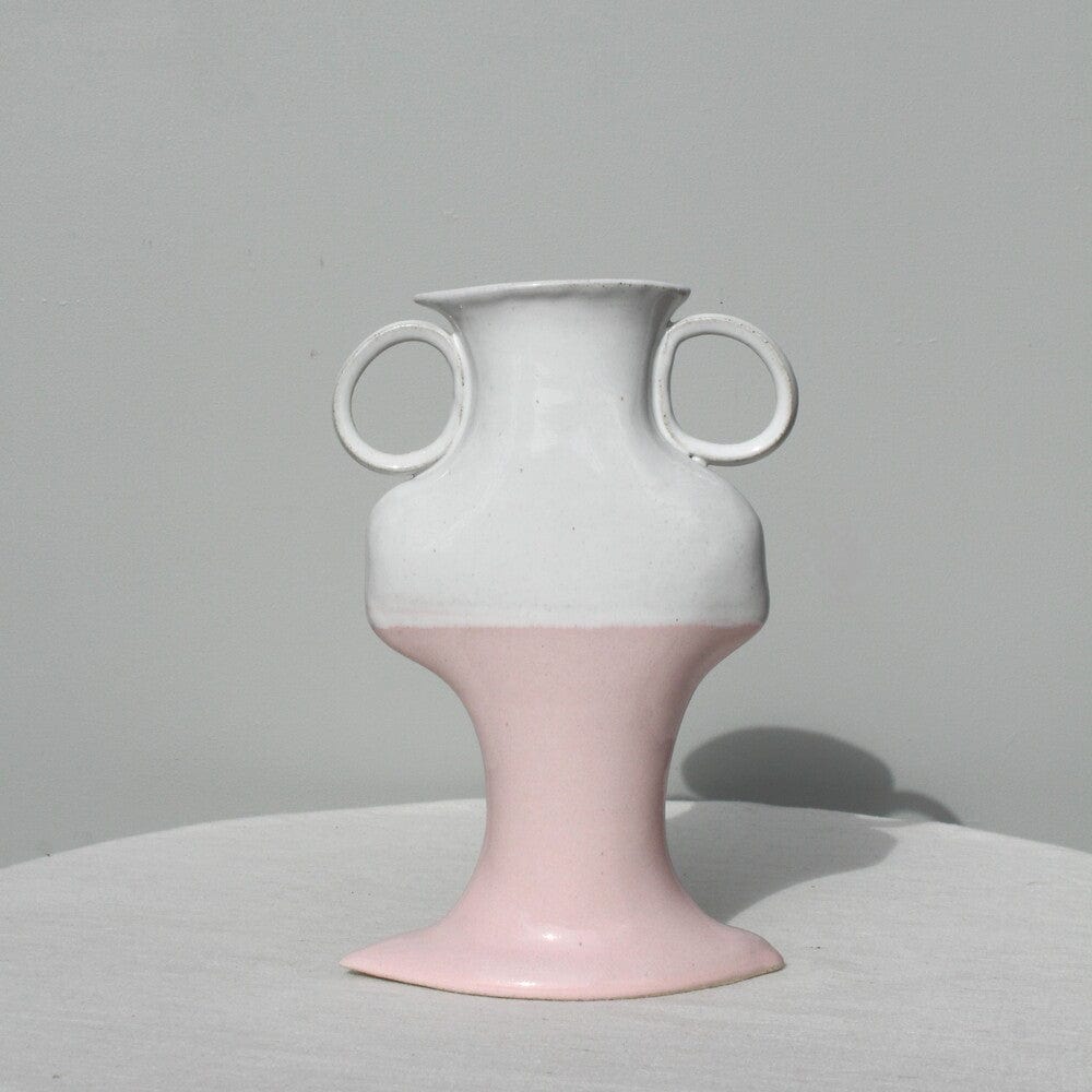 Little Moment - Pink And White Vessel