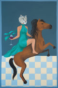 Year Of The Horse - Original Artwork-Original Art-Jasmine Forcadilla-Greenhouse Interiors Pty Ltd