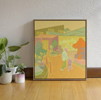 Garden World - Original Art-Original Art-Tarin Grey-Greenhouse Interiors