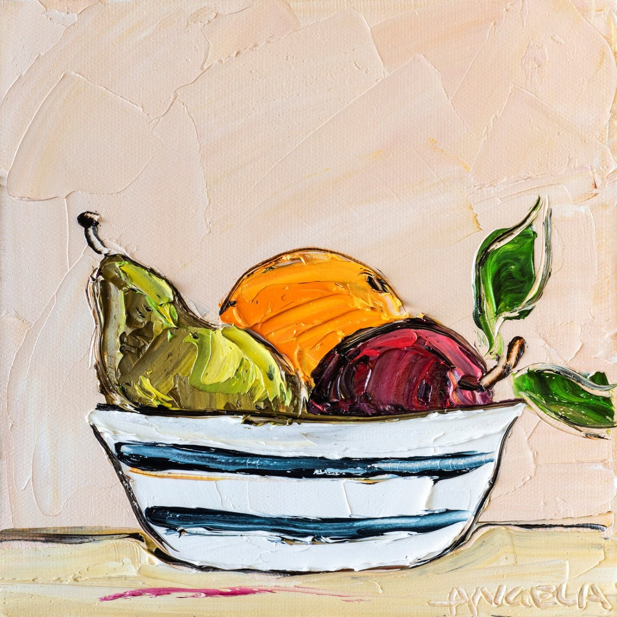 Apple, Pear And Orange  - Original Art