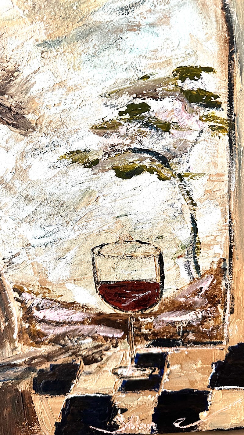 Muchuchos At The Wine Bar - Original Artwork