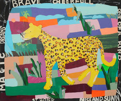Leopard Walking - Limited Edition Print-Prints-Karolina Mila-Greenhouse Interiors Pty Ltd