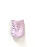 Short Crush Wall Vase 'Matt Lilac'