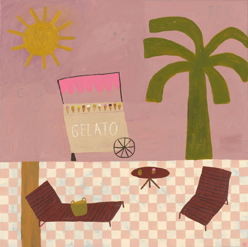 Sunshine And Gelato - Limited Edition Print-Prints-Leigh Vardanega-Greenhouse Interiors Pty Ltd