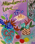 Attention Is Love - Original Art-Original Art-Jordy Sosnowski-Greenhouse Interiors Pty Ltd