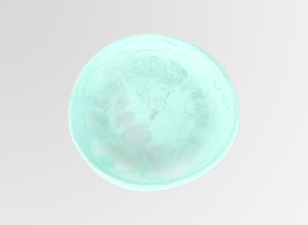 Small Resin Earth Bowl - Mint