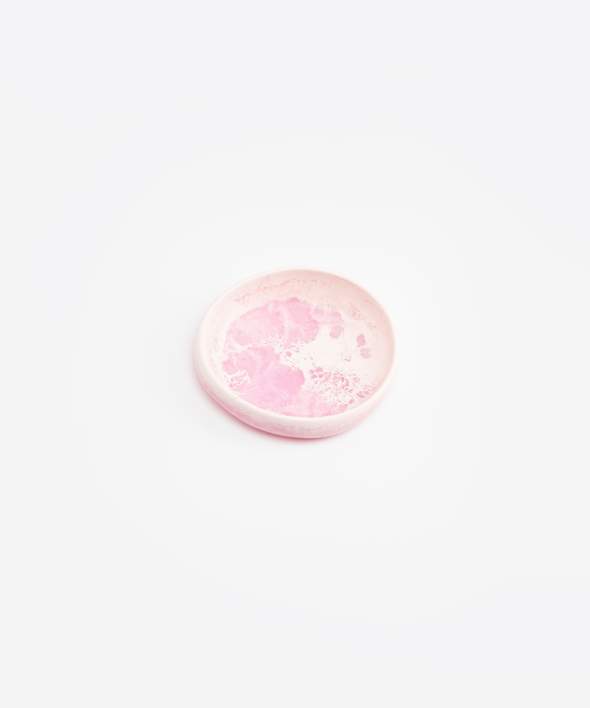 Small Resin Earth Bowl - Shell Pink