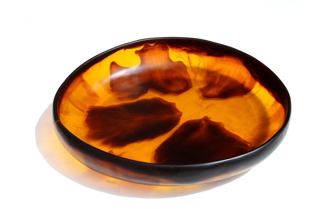 Large Resin Earth Bowl - Tortoise