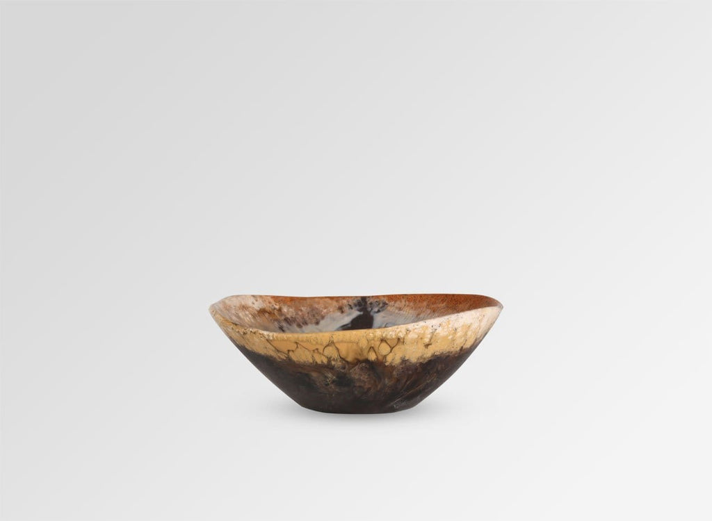 Resin Flow Soy Dish - Dark Horn