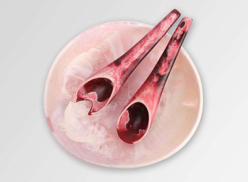 Medium Resin Earth Bowl - Shell Pink