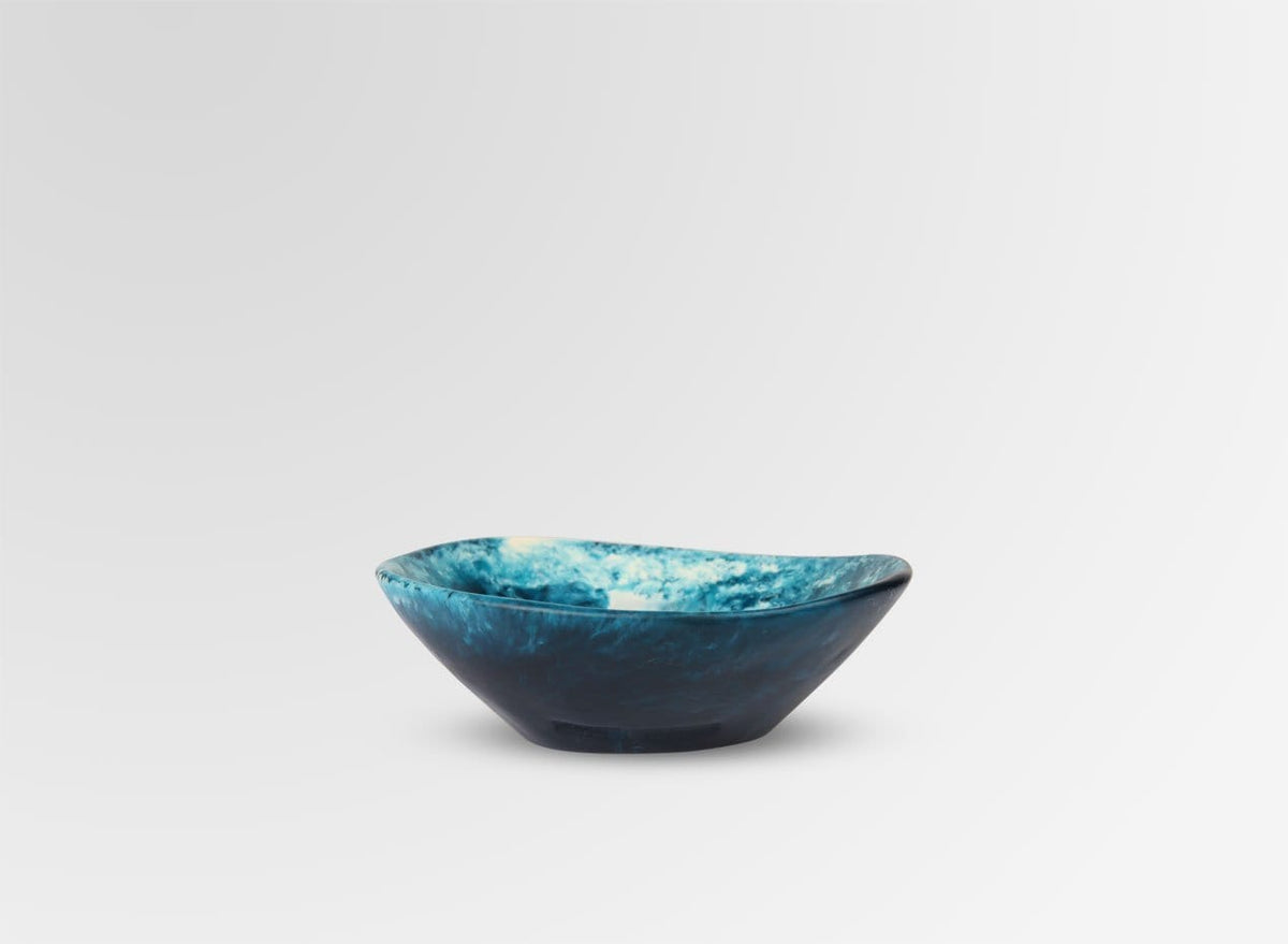 Resin Flow Soy Dish - Moody Blue