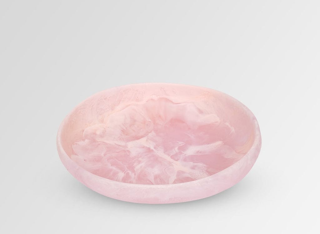 Medium Resin Earth Bowl - Shell Pink